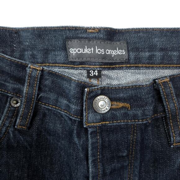 Epaulet Los Angeles Selvedge Denim Jeans Mens 34x36 USA Made Designer EUC - Picture 3 of 8